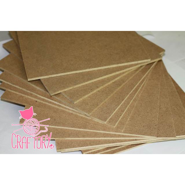 Papan Kayu MDF berbagai ketebalan - 40x60 cm