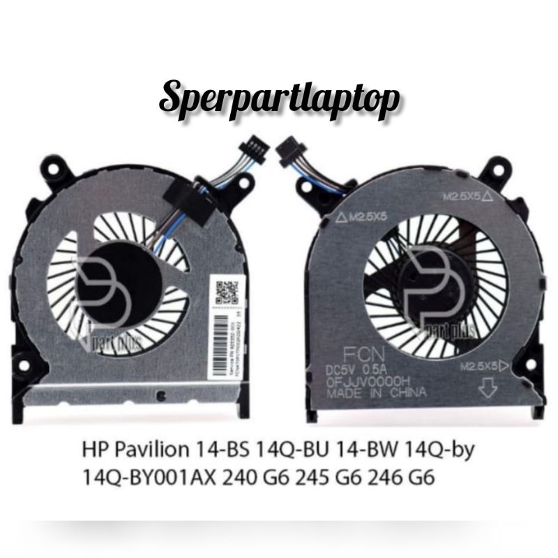 Cooling Fan Kipas HP 14-BS 14-BW 14 bw 14 bs 240 G6 245 G6