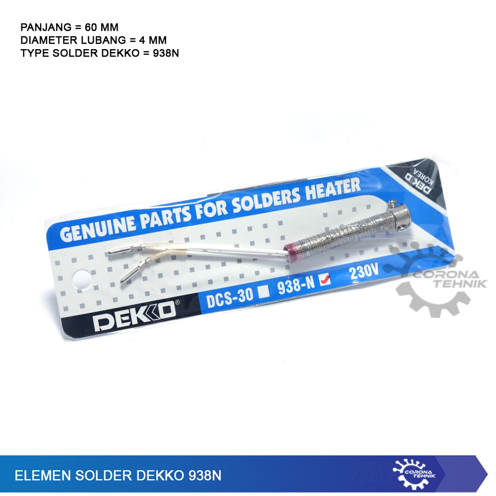 Elemen Solder Dekko 938-N