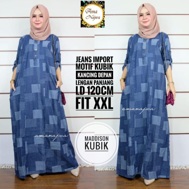 GAMIS MADISON/GAMIS JUMBO MATT JEANS WHASED MOTgamisIF KUBIK BY AMA NAJWA