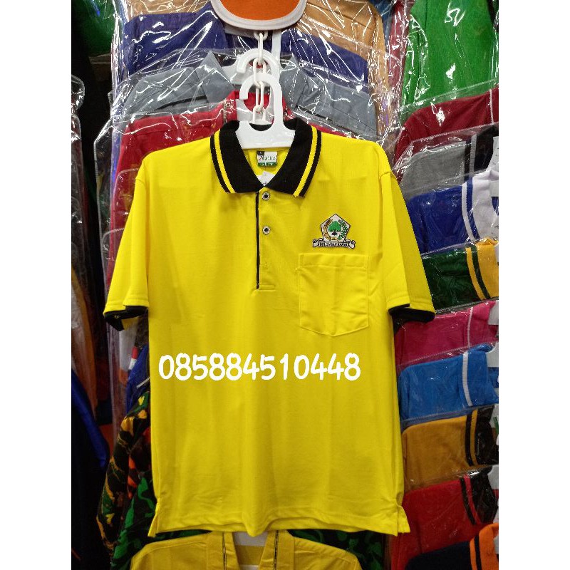 KAOS POLO PARTAI GOLKAR KAOS LAKOS PARTAI GOLKAR
