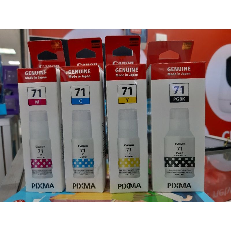 TINTA CANON GL-71 GL71 GL 71 TINTA PRINTER G1020 TINTA PRINTER G2020 TINTA PRINTER G2030 TINTA PRINTRR G3060 ORIGINAL - REFILL INK  CANON GL71