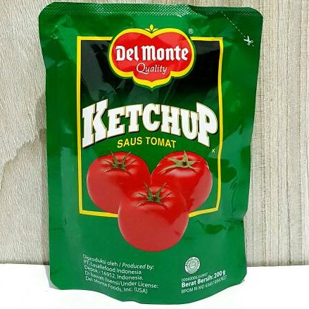 Delmonte Saus Tomat Pouch 200 Gram / Delmonte