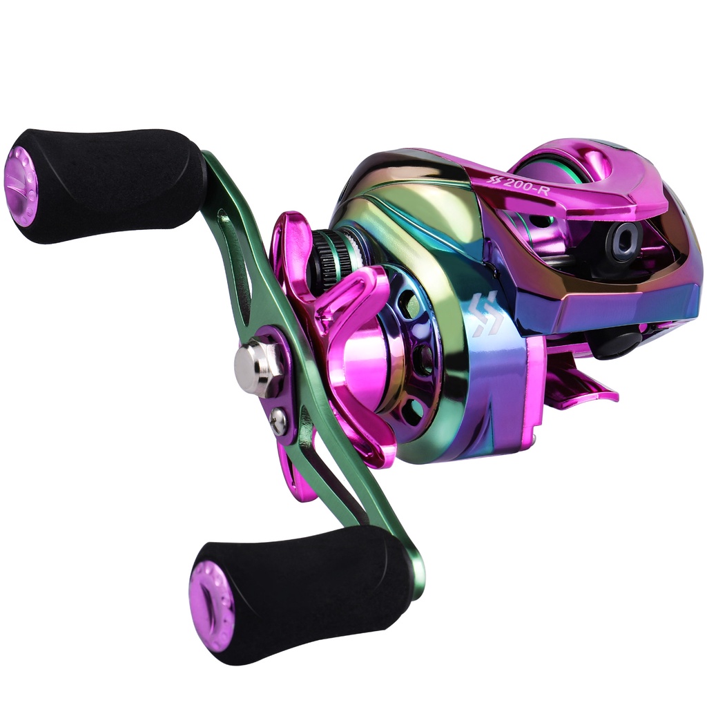 Sougayilang Reel Pancing 12 + 1BB Fishing Reel Casting Fishing Reel 7.2: 1 Rasio Gigi Max Drag 8Kg Kiri/Kanan Tangan untuk Memancing Air Tawar Pancing