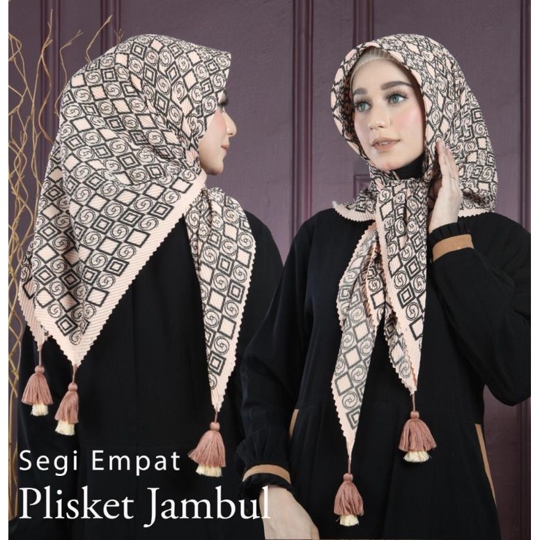 jilbab segiempat plisket jambul oskara by azara hijab