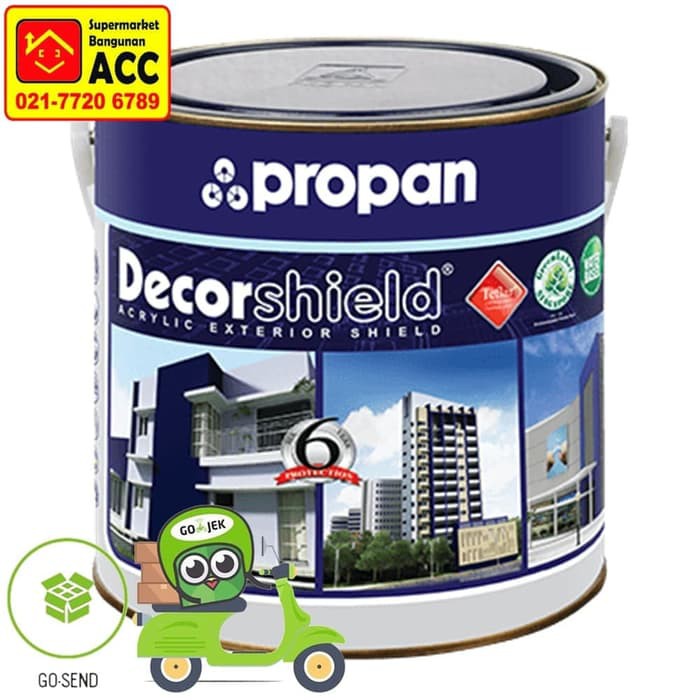 Propan Decorshield Cat  Tembok  Exterior Tinting Warna Muda 