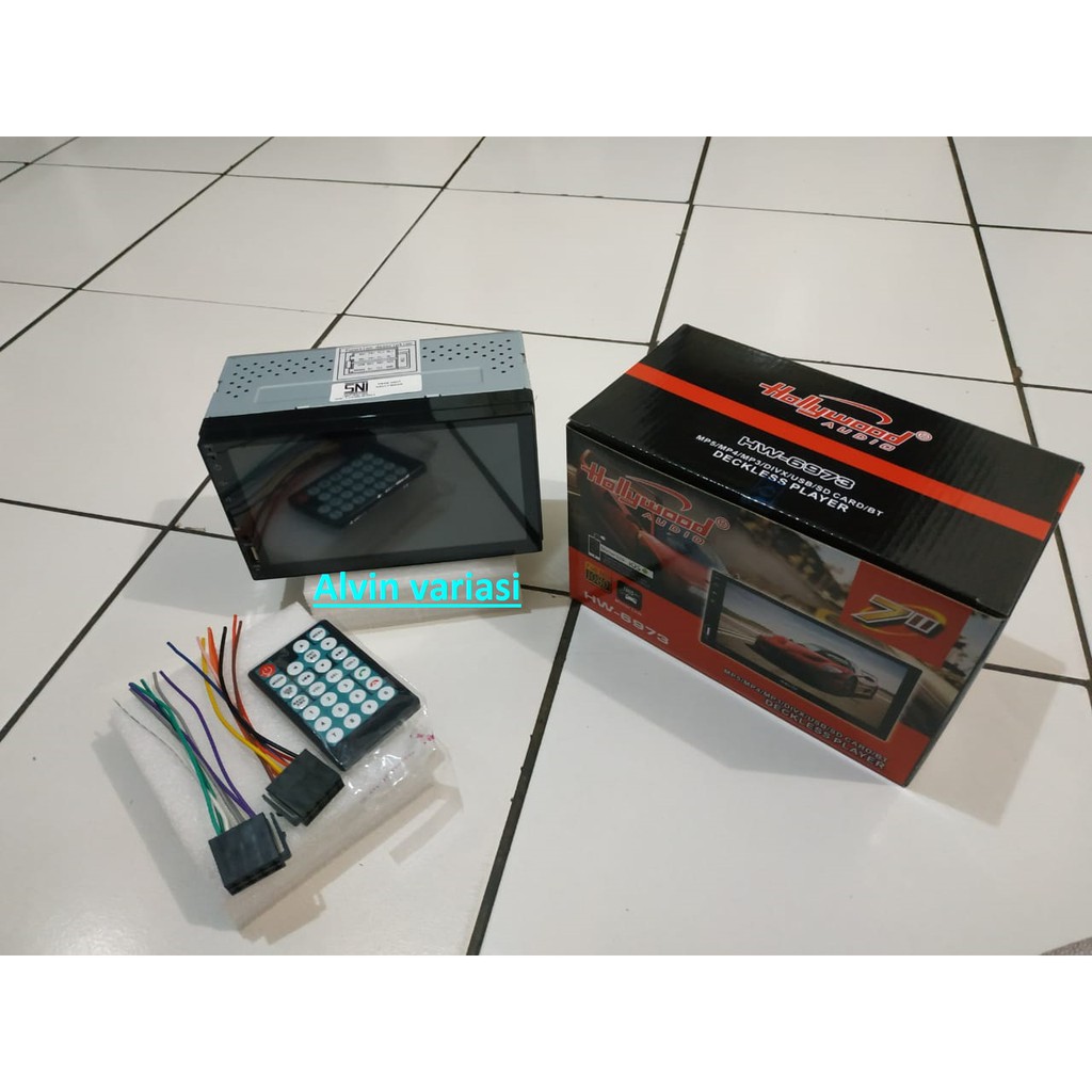 Hollywood MP 5 - Head unit / double din Hollywood 6973 MP5 Deckless