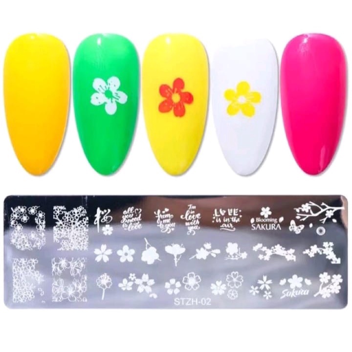 STAMPING PLATE MIX MODEL STAMP PLATE DESIGN NAIL ART PLAT BESI  HIASAN GAMBAR NAILART