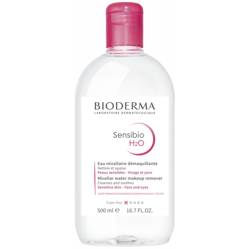 BIODERMA SENSIBIO H2O 500ML MICELLAR WATER PEMBERSIH WAJAH SENSITIF