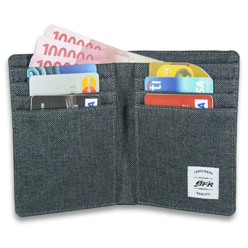 Dompet Kulit Canvas Distro JFR JP08 Original Murah