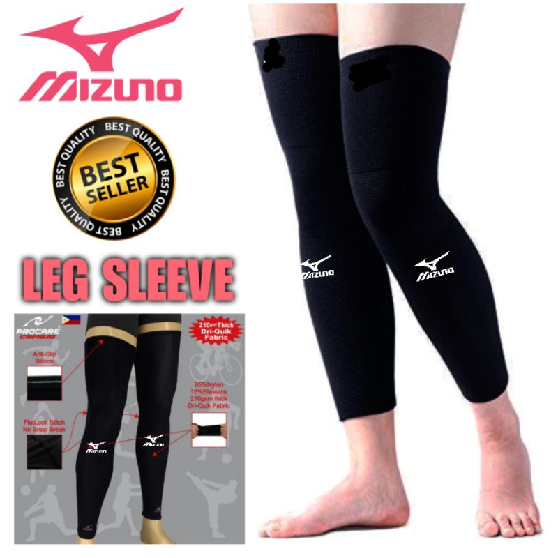 Leg sleeve badminton isi 2pcs stocking voli murah skin deker knee long volly