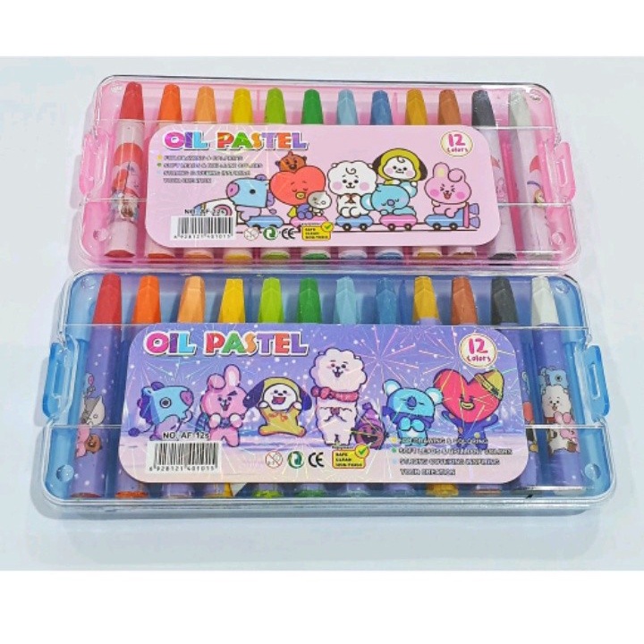 

CRAYON BESAR 12warna/krayon/oil pastel/KRAYON BTS BT 21