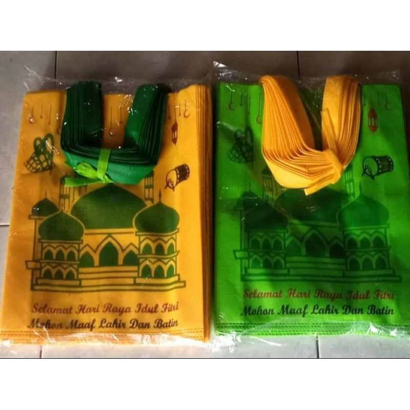 

Goodie Bag Idul Fitri Tas Kain Hantaran Lebaran Idui 1Lusin uk. 30x40x10