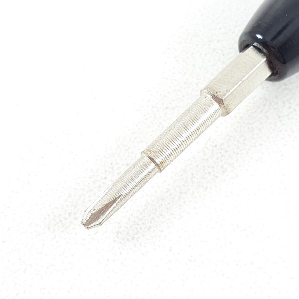 Obeng Plus 2.5 x 25mm Weiyas N388 Diameter 2.5mm Panjang Besi 25mm
