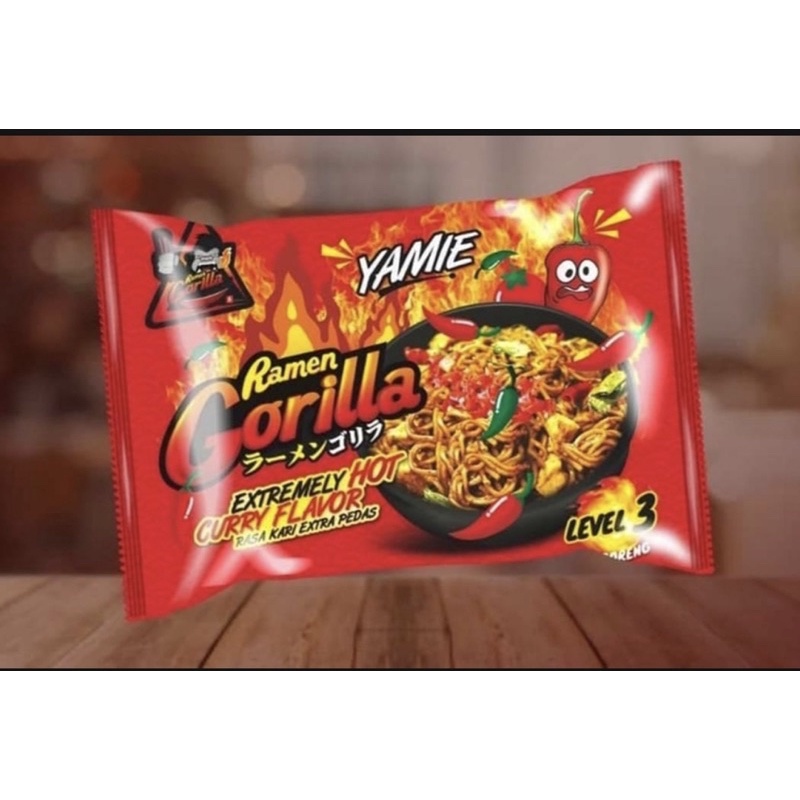 

Ramen Gorilla Yamie Level 3 120 Gr Pedas Level 3