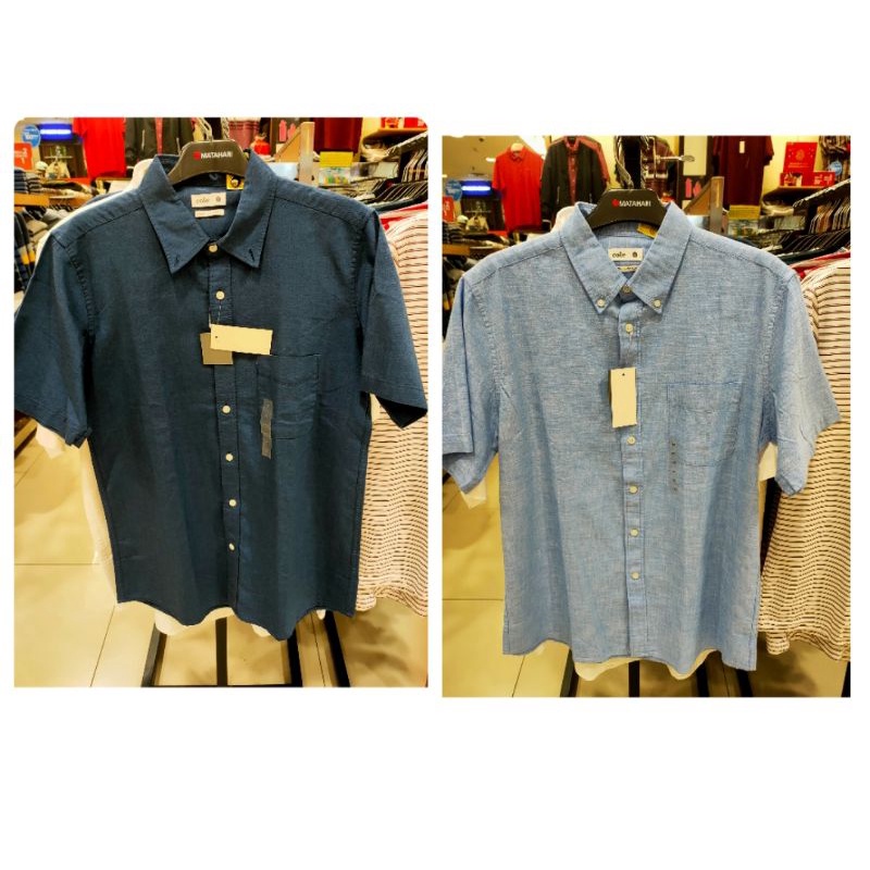 kemeja pria merk cole,barang original matahari dept.store