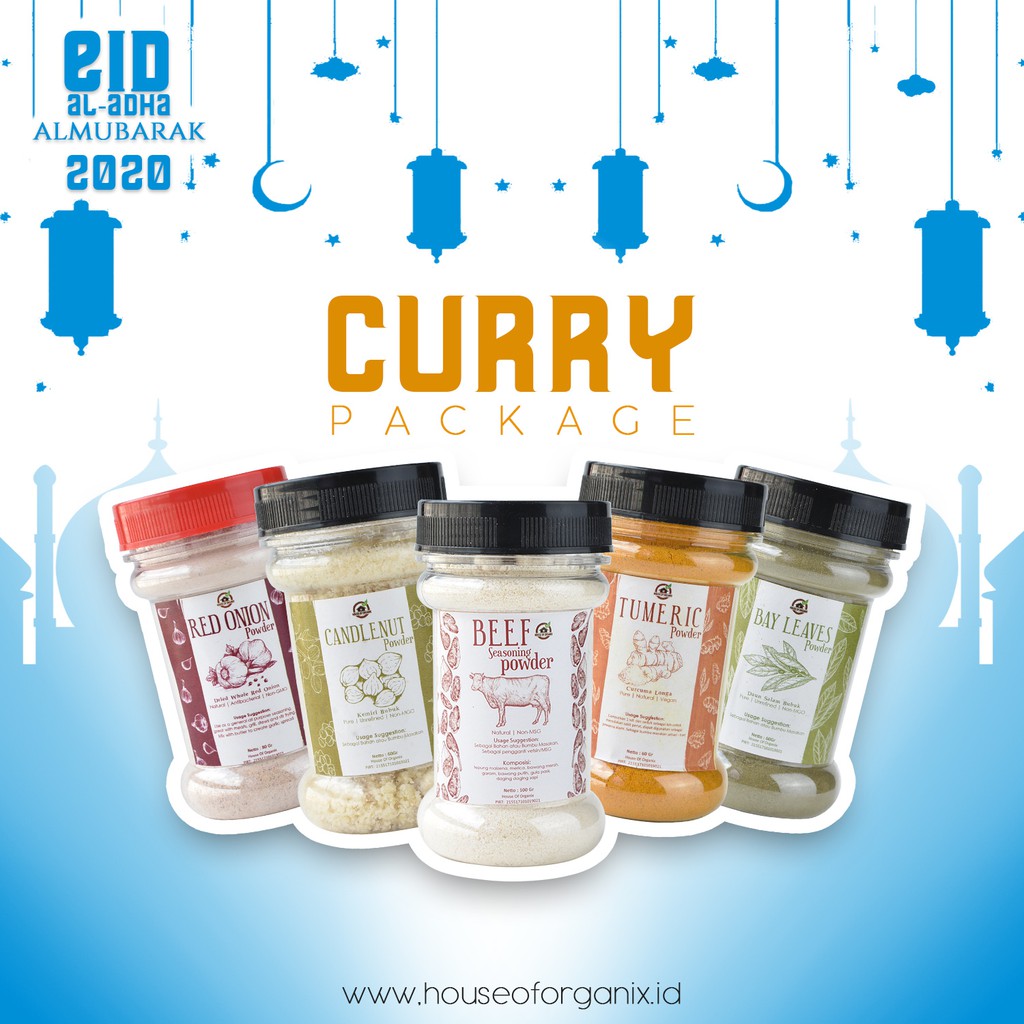 House Of Organix Package Curry Seasoning Powder