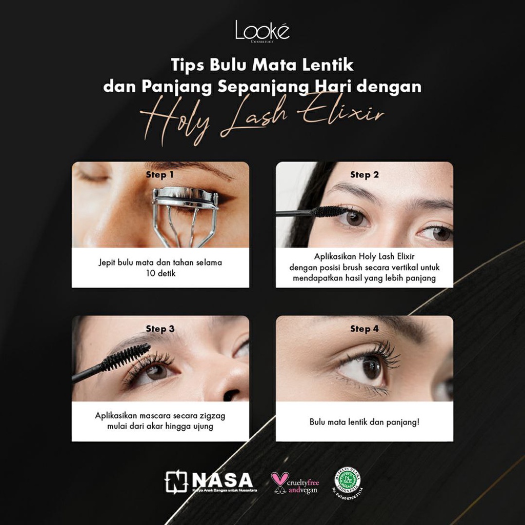 Maskara Looke Holy Lash Elixir Hades