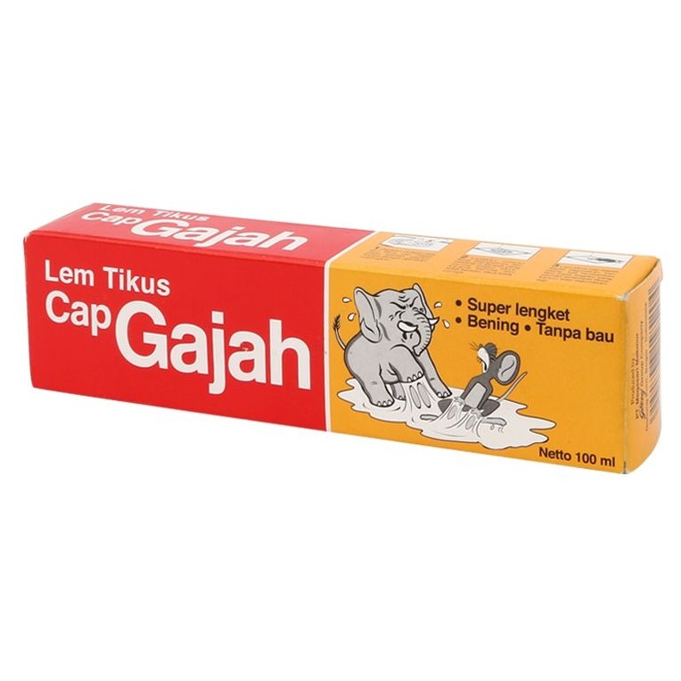 

Lem Tikus KOTAK Cap Gajah 100 gram (Kecil)