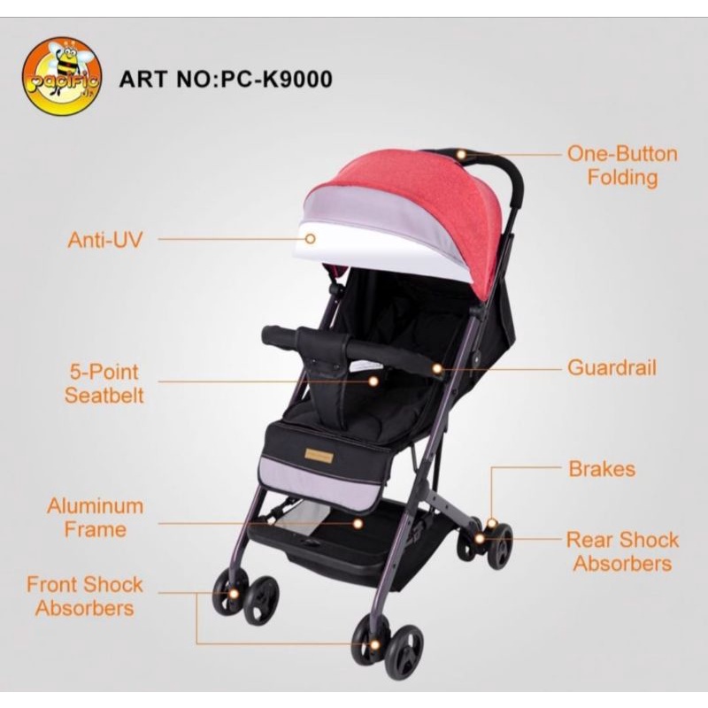 Baby stroller Pacific K 9000 Cabin Size