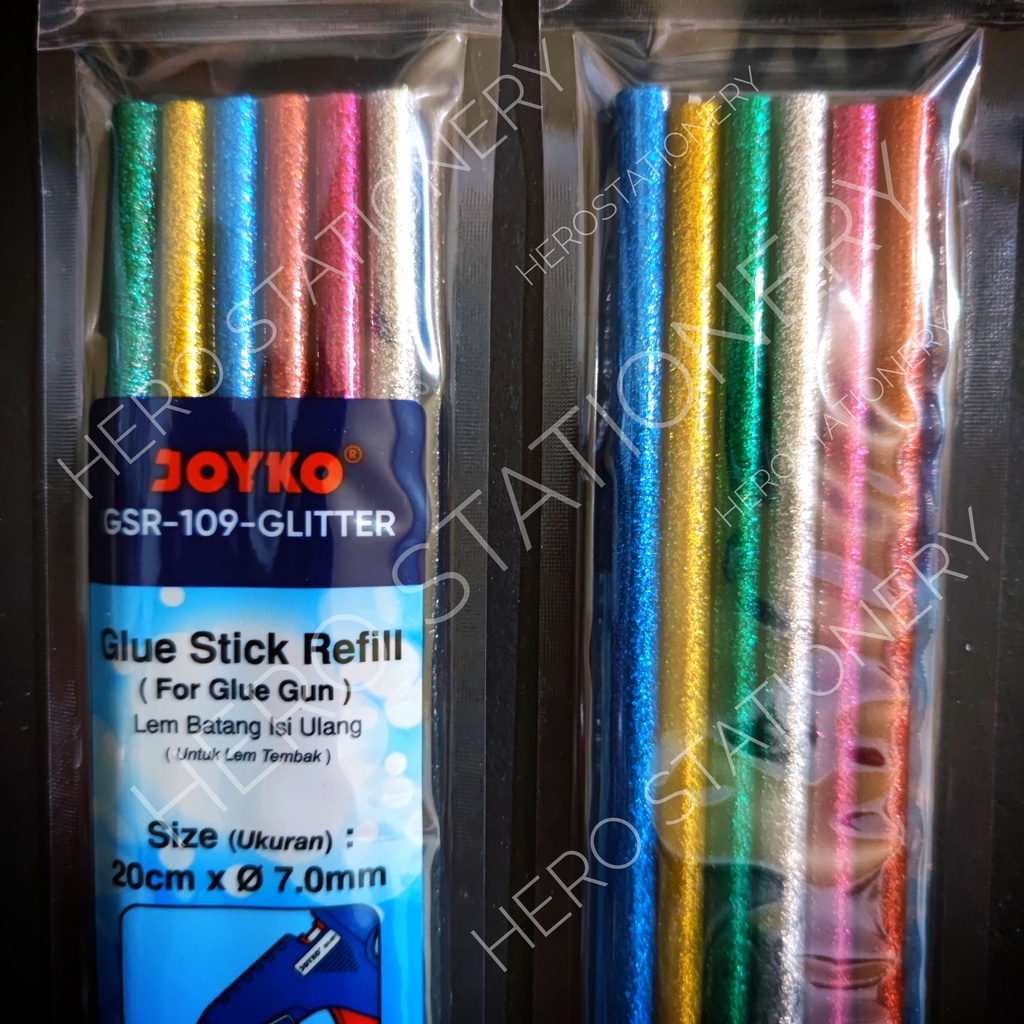 

Joyko refill glue gun lem tembak glitter 6 warna GSR-109