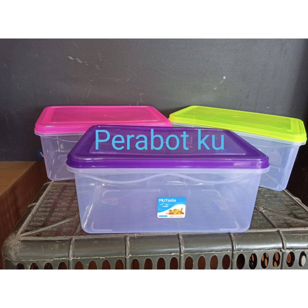 Kotak Makan Plastik 3000 ml (1Pcs) - Kotak Transparan - Box Makanan