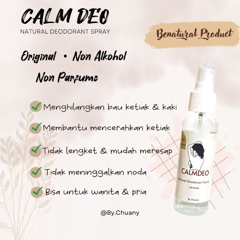 Calm Deo Natural 100ml | Deodorant spray original