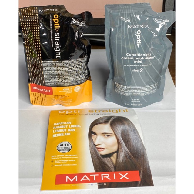 Original Obat Pelurus Rambut Matrix Smoothing Rebonding Lurus Permanen Catokan Shopee Indonesia