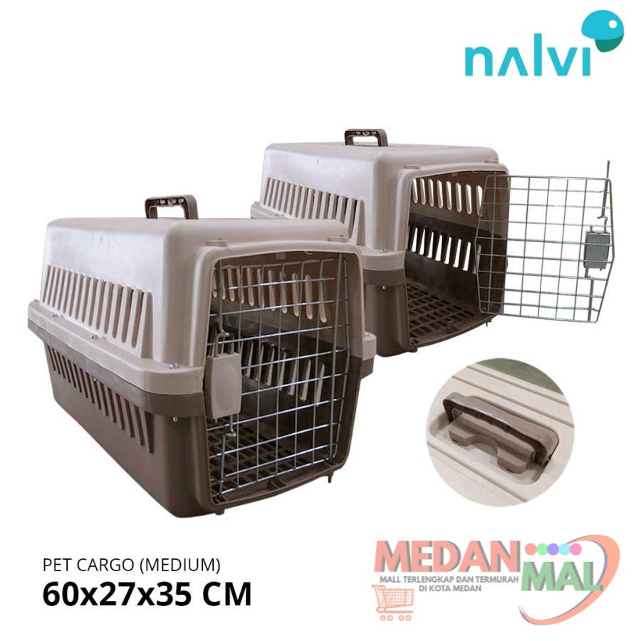 Pet Cargo Medium Large EXTRA SPACE 58x37x35 /Pet Cargo Kucing/Kelinci