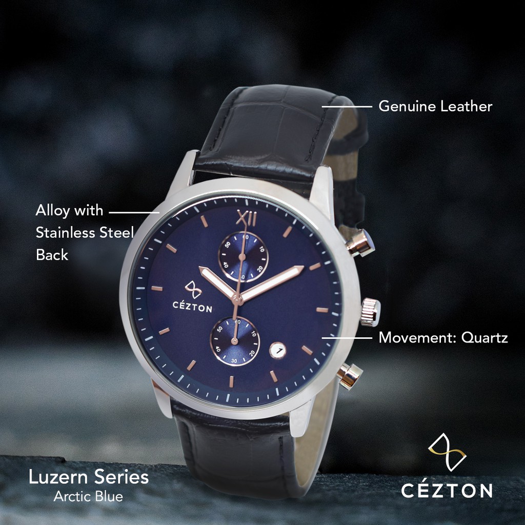 LUZERN SERIES Arctic Blue | Jam Tangan Cezton