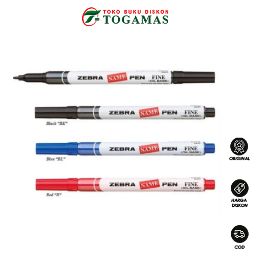 

SIAP KIRIM !! SPIDOL NAMEPEN ZEBRA ( BLACK, BLUE, RED )