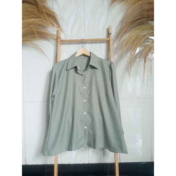 Blouse Atasan Shakila Tangan Balon Import