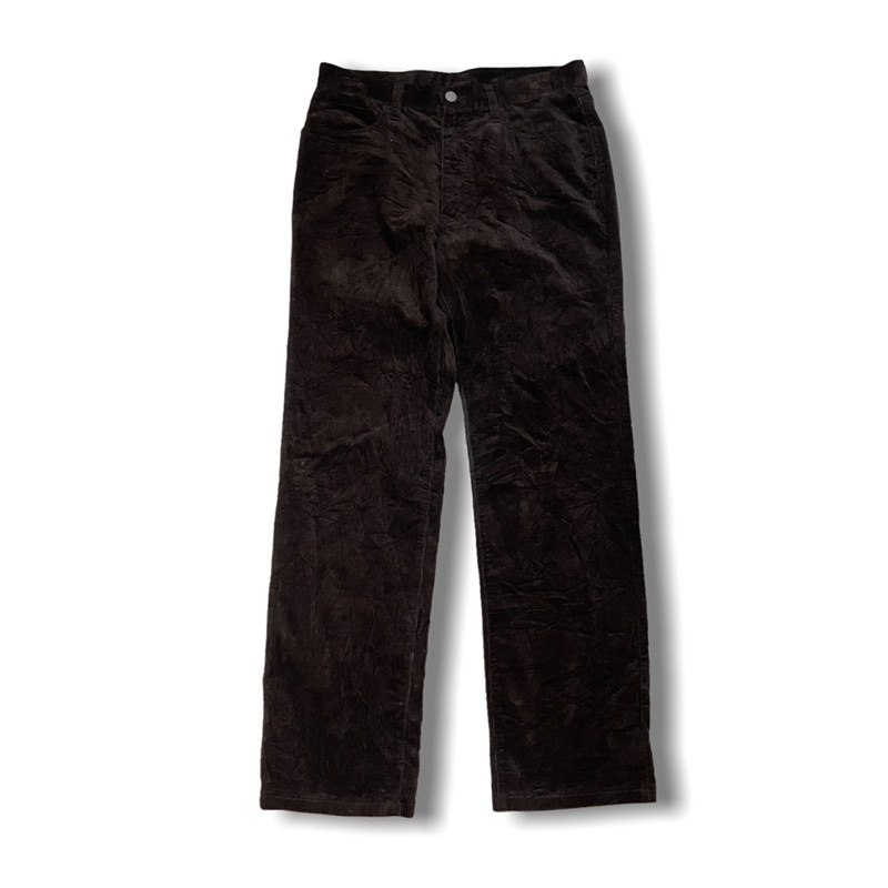 Corduroy Pants Uniqlo Second Original Celana Panjang Corduroy
