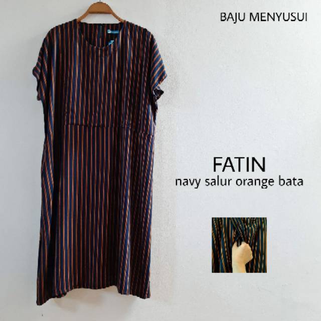 MAMIGAYA Dress Menyusui FATIN Baju Hamil Menyusui Katun