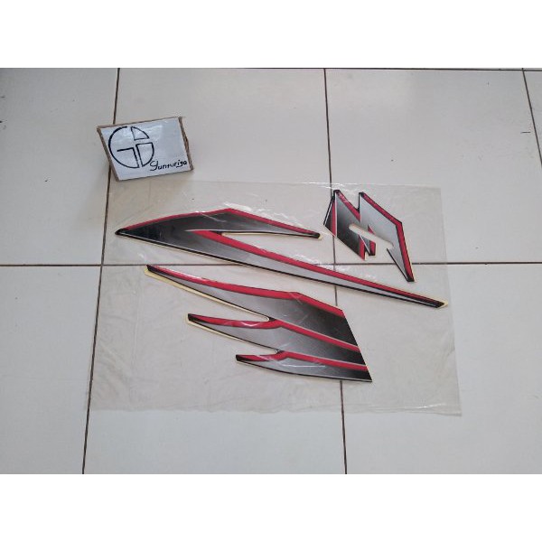 Striping Honda TIger 2004 2005 Hitam