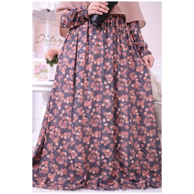 DITSY Autumn charcoal nightgown S