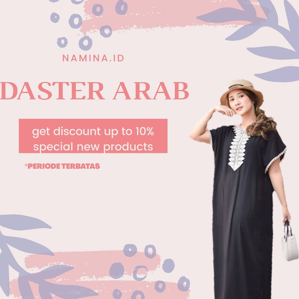 daster arab / daster arab murah / daster busui kekinian