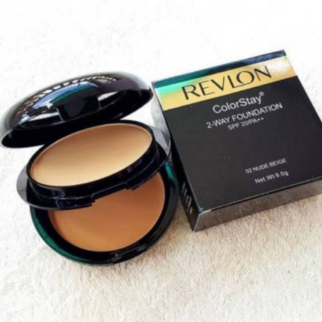 [BESAR] BEDAK REVLON 2IN1 BESAR - REVLON TWO WAY CAKE PLUS FOUNDATION - KERING + BASAH / BIG