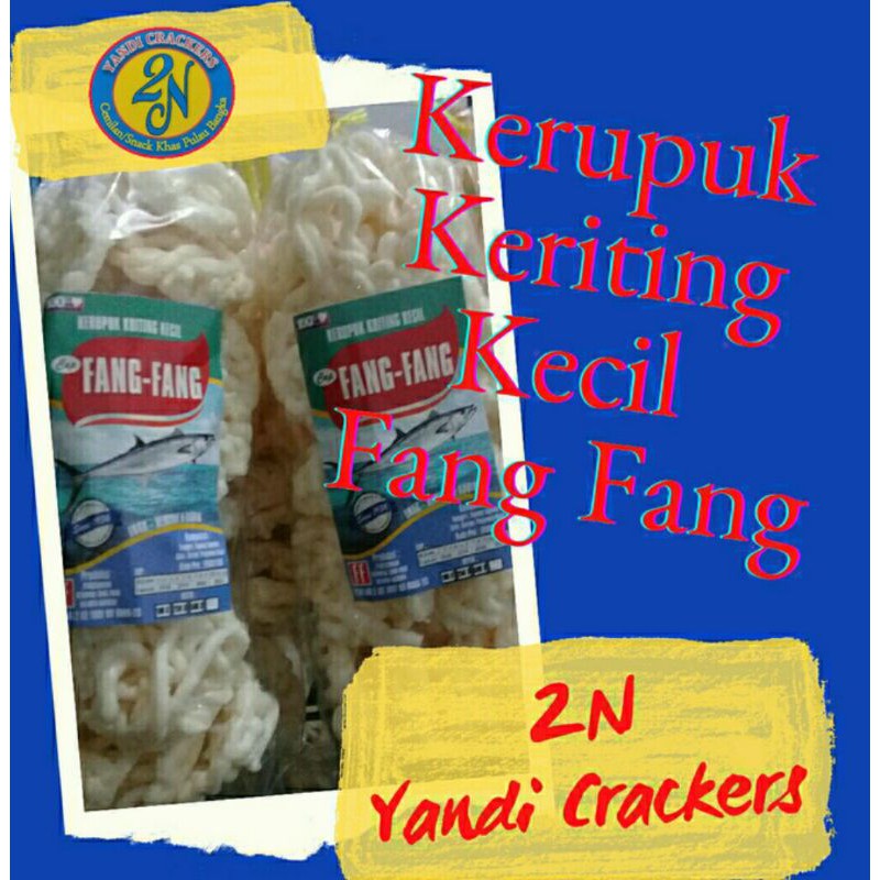 

kerupuk kecil cap fang fang / kerupuk bangka/ snack bangka/ oleh oleh