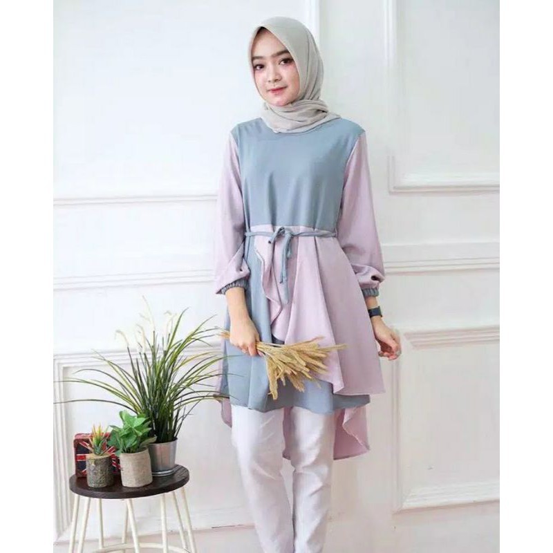 Dahlia Tunik Muslim | Baju Wanita Muslim