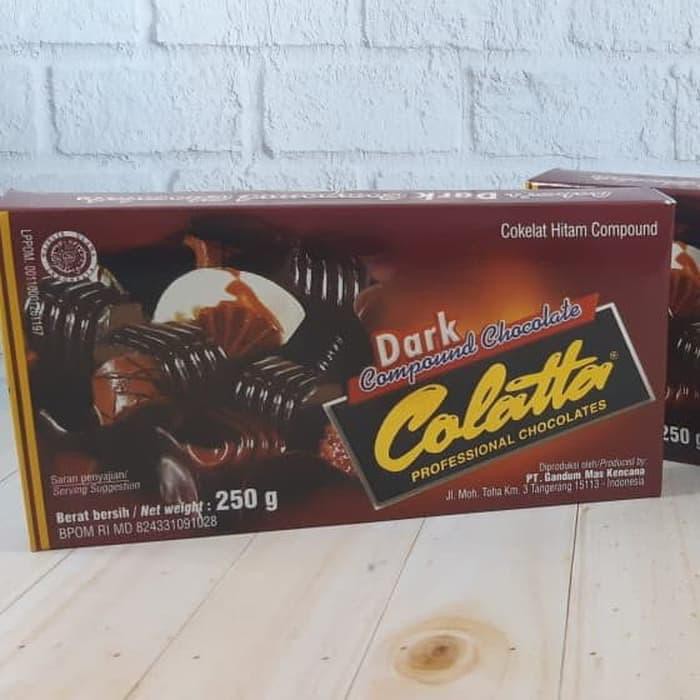 

Colatta Dark Compound 250 GR Coklat Hitam Compound Collata BERKUALITAS
