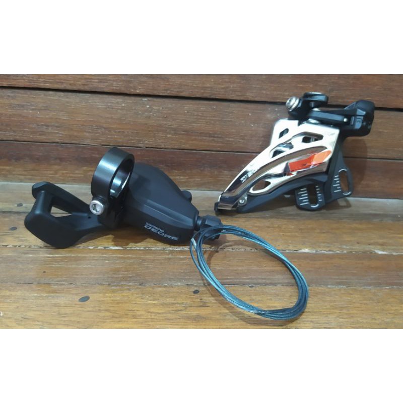 shifter deore M5100 2 speed kiri dan FD deore M5100