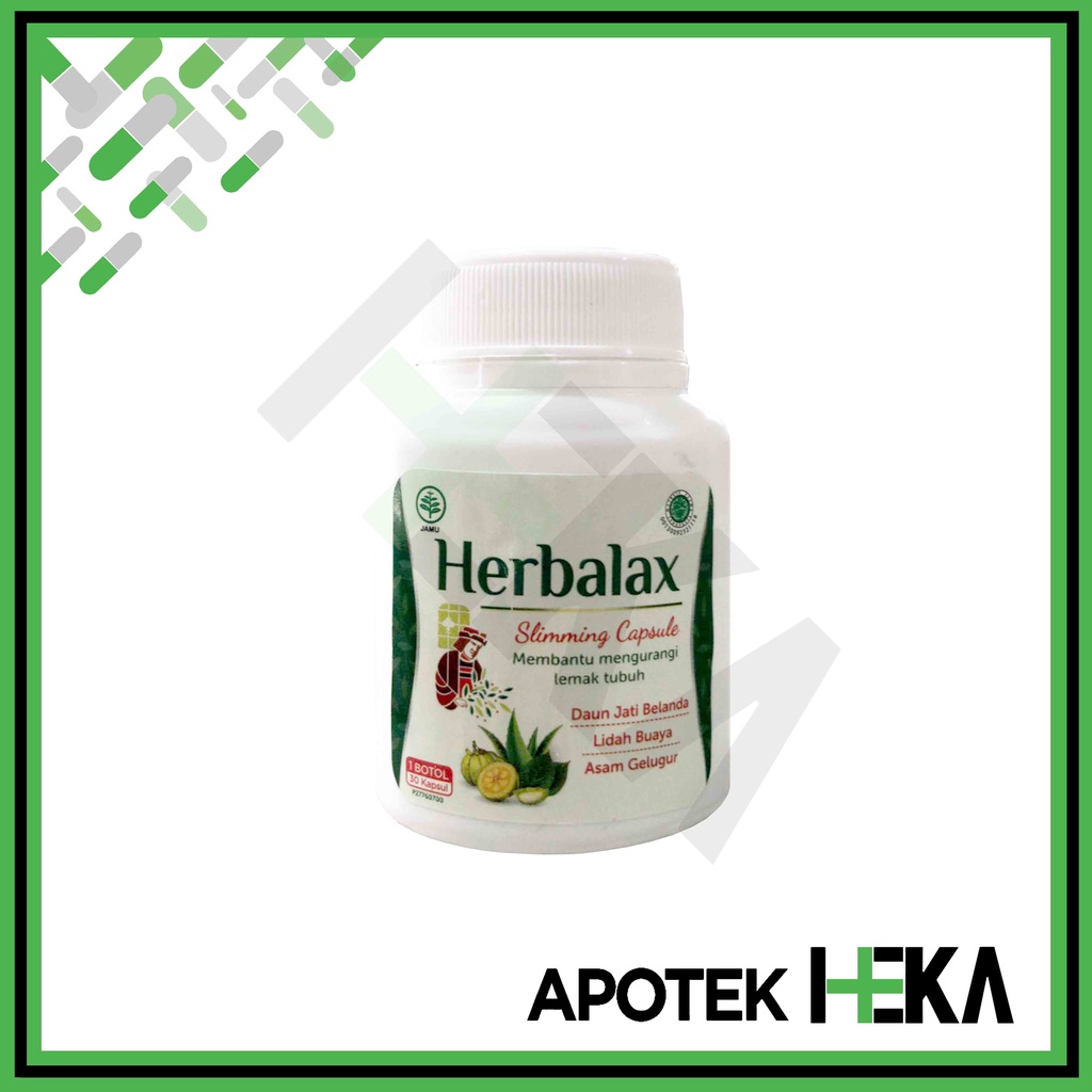 Herbalax Botol isi 30 Kapsul - Obat Pelangsing Penurun Berat Badan (SEMARANG)