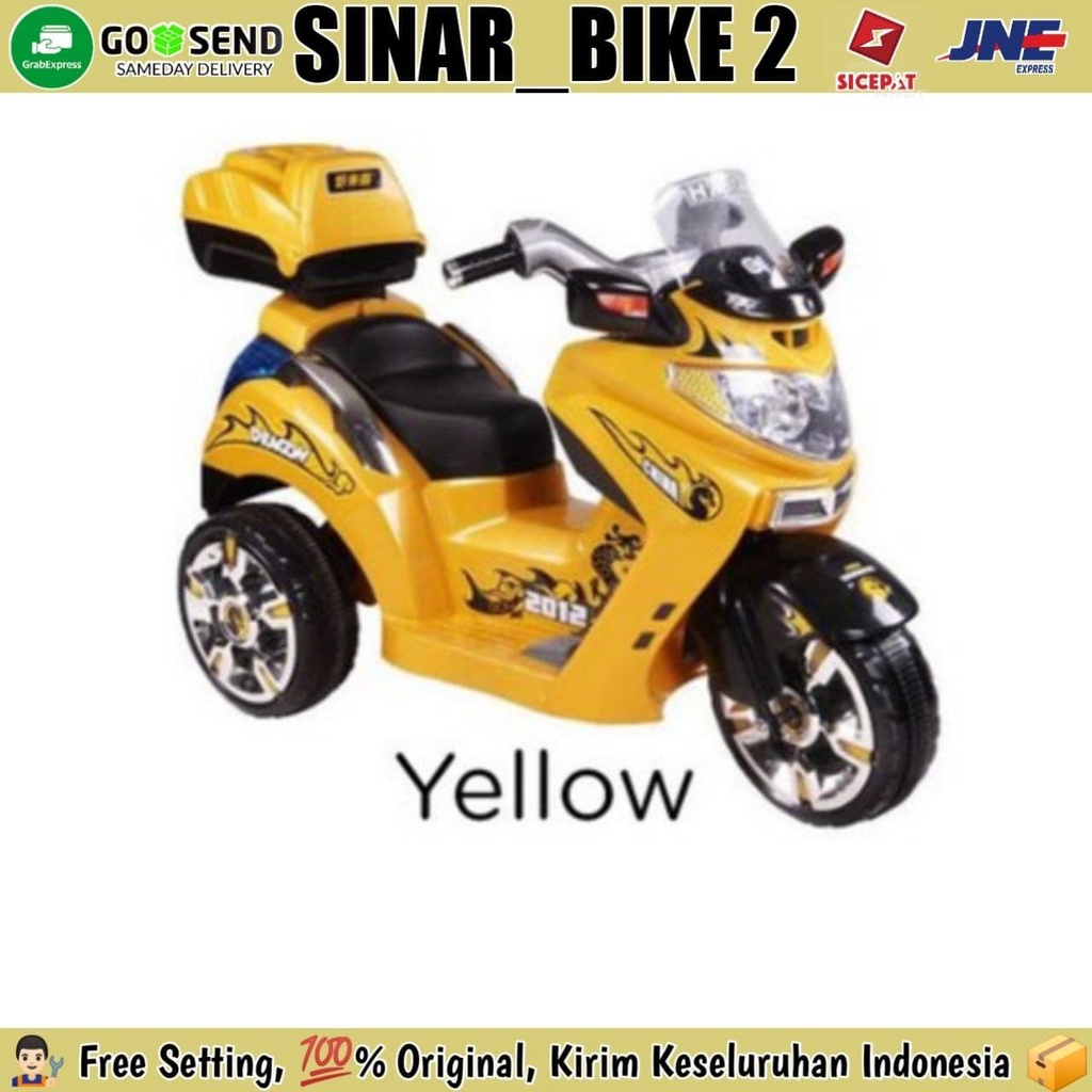 Mainan Motoran Aki PLIKO PK-7100 NMAX Mainan Anak