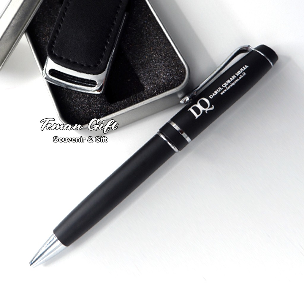 

Pen Metal Pulpen Stainless Besi Custom Grafir Logo Nama Ballpoint PM 18 RB