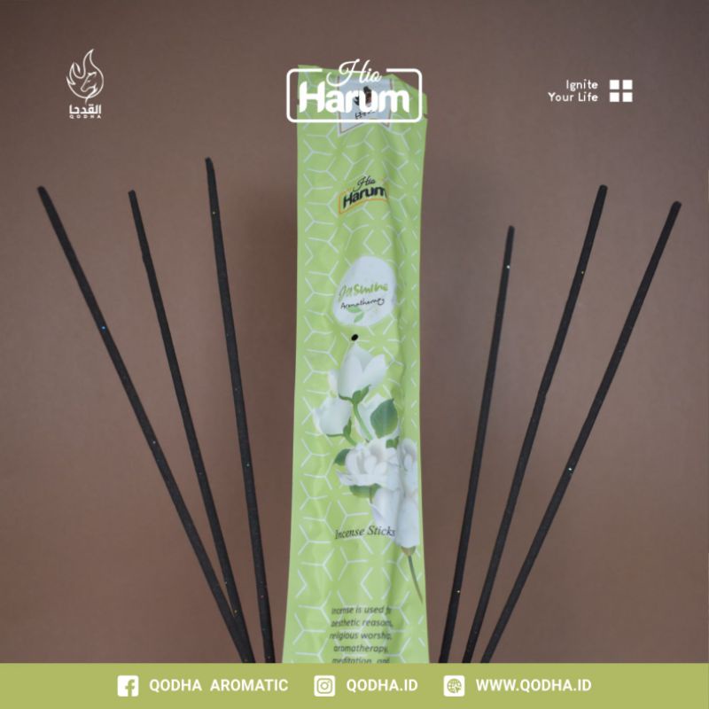 Bukhur Buhur Dupa Lidi Stick Aromaterapi QODHA Hio Harum Isi 20 Sticks Aroma JASMINE