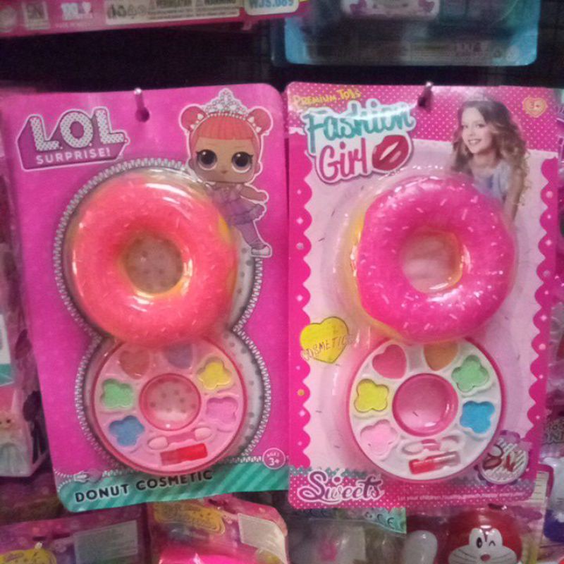 mainan anak bentuk Make up donat