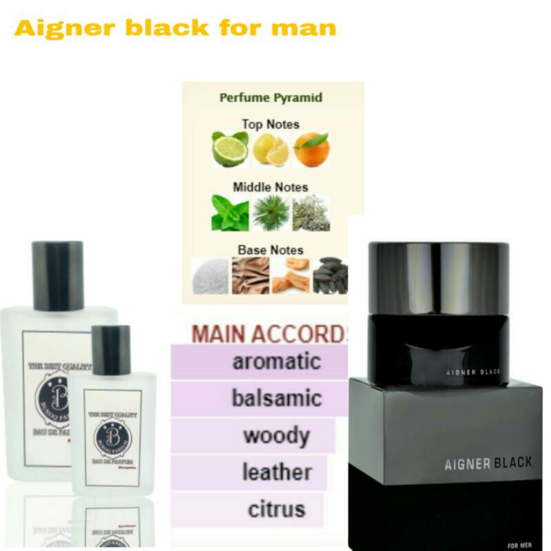 PARFUM BLACK MEN PARFUME PRIA WANGI NINGGALIN JEJAK KALEM BERGAMOT BEST SELLER inspired