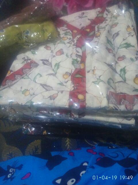 Zola_batik Couple Batik Sarimbit Keluarga Dress Mawar Daun Hq