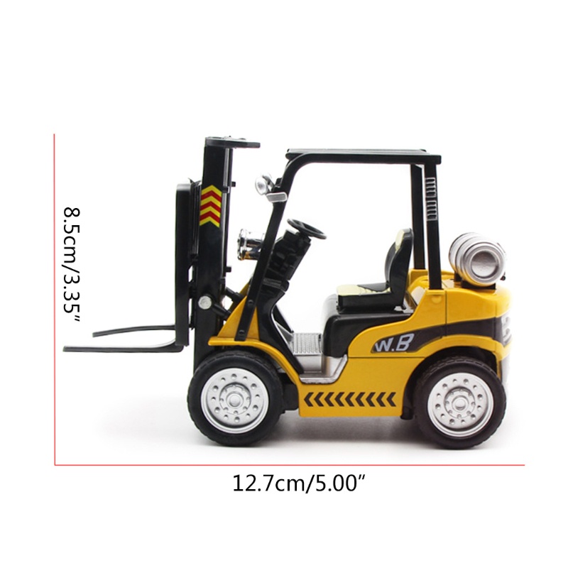 Truk Forklift Mary Dengan Suara Dan Cahaya Friction Powered Lifting Control Forklift Kendaraan Angkat Plastik Heavy Duty